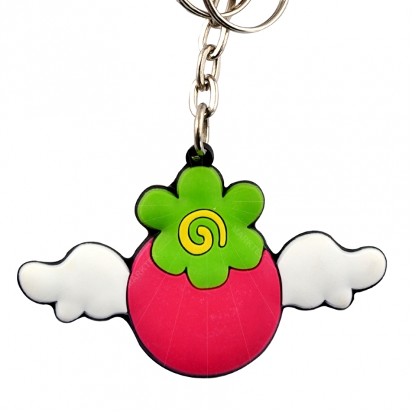 Custom rubber keychain