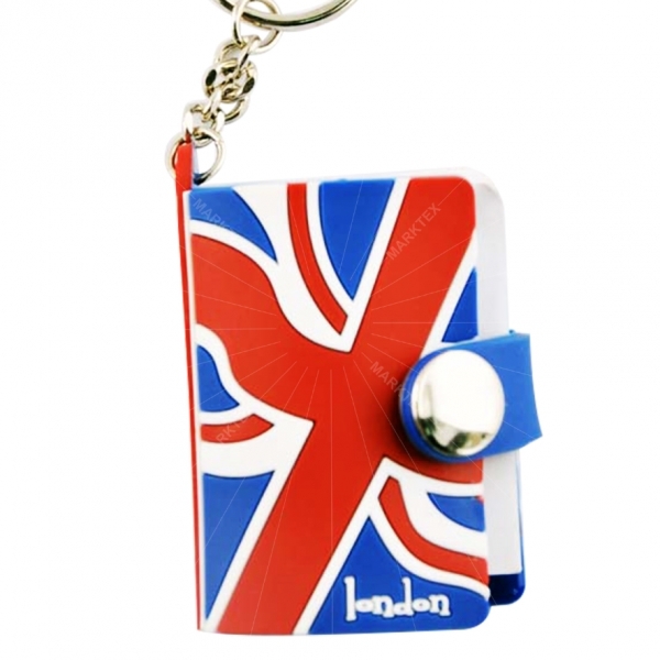 Mini notebook keychain