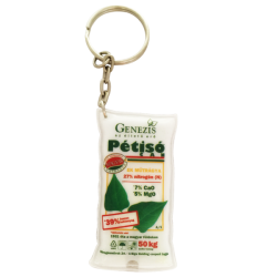 Reflective PVC Keyring with LED