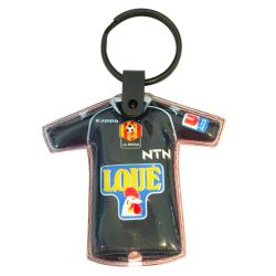 Reflective PVC with LED torch keychain