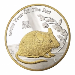 鼠年生肖紀念幣